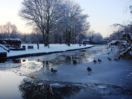 Winter on the canal in Berkhamsted