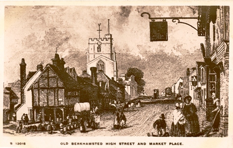 Market hall and High St