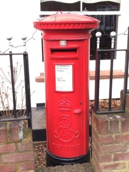 Gravel Path pillar box
