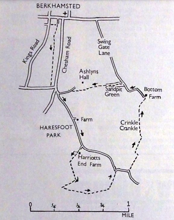 Call of the Crinkle-Crankle walk map