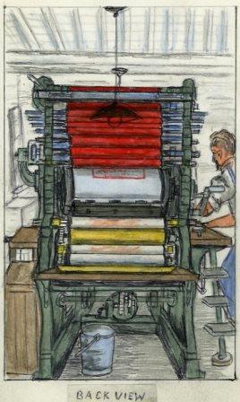 Lithographic printer