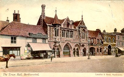 Postcard of Town Hall Berkhamsted